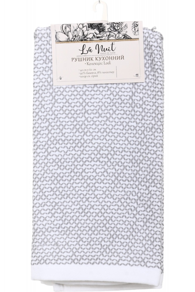 Рушник кухонний Lodi 40x60 см La Nuit світло-сірий