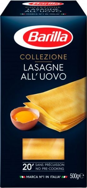Макароны Barilla Lasagne Uovo 500 г 