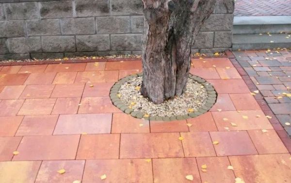 Тротуарна плитка Золотой Мандарин Моноліт 600x400x80 мм тренто