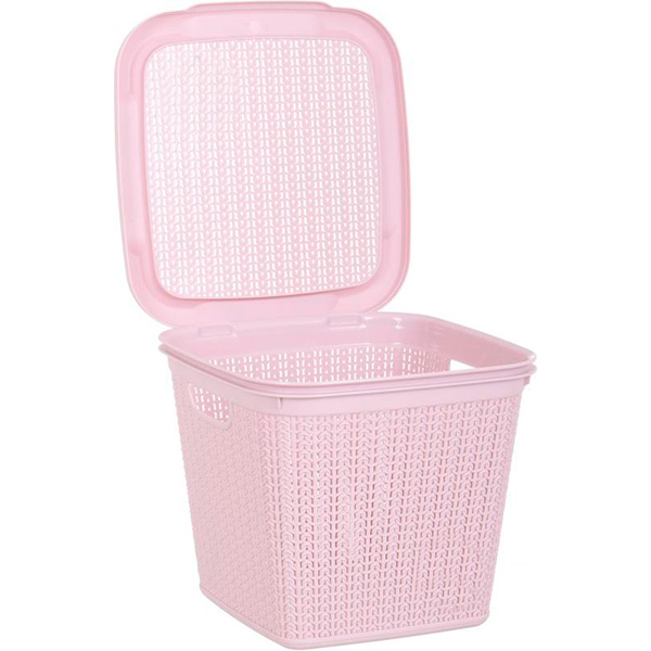 Кошик Ucsan Plastik рожева пудра 275x300x300 мм