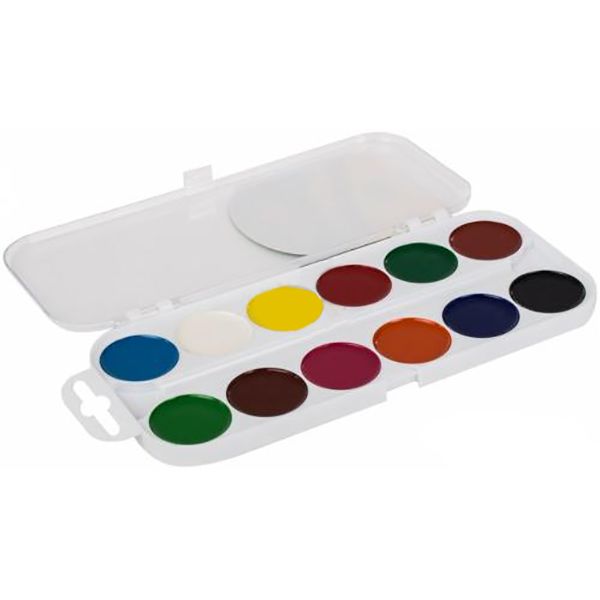 Акварель 12 кольорів 50112-ТК Тікі