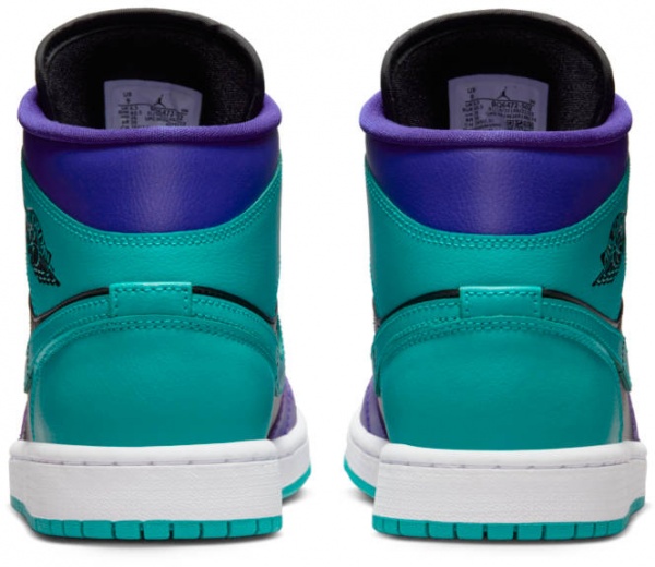 Кроссовки Nike AIR JORDAN 1 MID BQ6472-502 р.40,5 бирюзово-синий