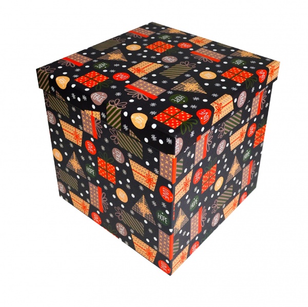 Коробка подарочная квадратная подарки 26.5х26.5 см 4110231010
