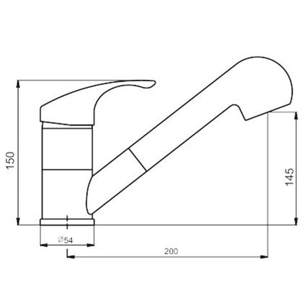 Смеситель для кухни Deante Pepe BDP 271M