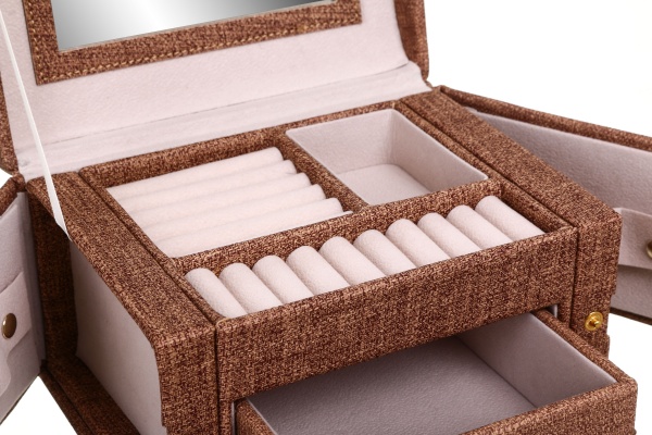 Шкатулка для украшений персиковый 19,5х13х16 см CX1643 Cassy