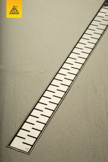 Душевой канал MCH 750 мм с полированной решеткой Медиум