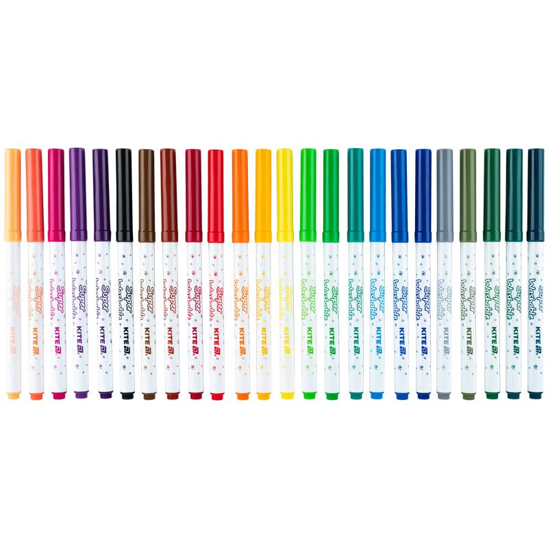 Набор фломастеров Creative Superwashable 24 шт. K-1153 KITE