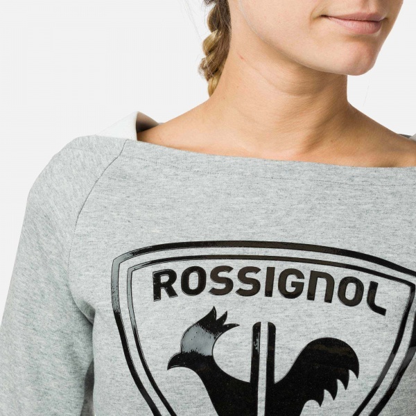 Джемпер Rossignol W LIFETECH ROUND NECK RLIWS04-280 р. S серый