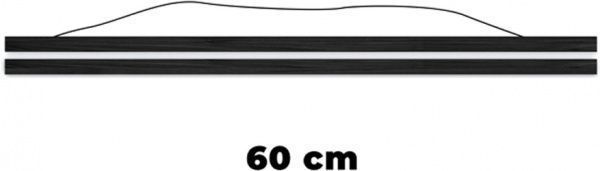 Набір планок дерев'яних 60 см чорний 4 шт. 1DEA.me 