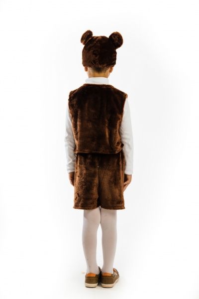 Костюм карнавальний КАРНАВАЛІЯ Ведмедик бурий 4-7 років р.116-122 коричневий 