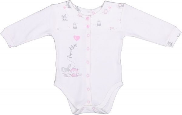 Боди детское для девочки Baby Veres Friendship р.74 розовый 