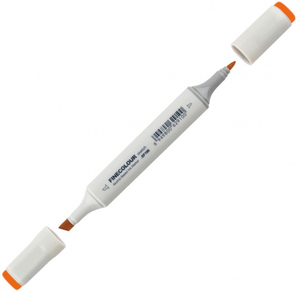Маркер спиртовой FINECOLOUR Sketch EF100-286 флуоресцентный оранжевый 