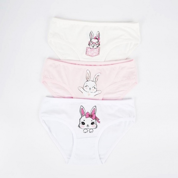 Набор трусов для девочки K128141 3 шт. р.86-92 разноцветный 