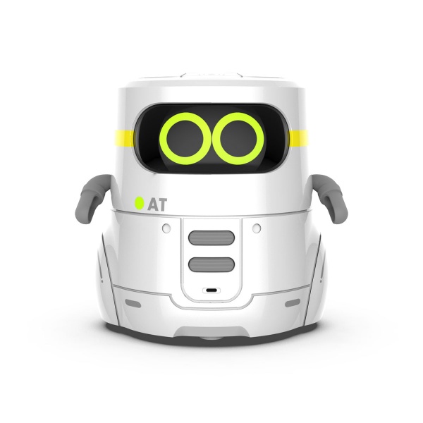 Інтерактивний робот AT-Robot із сенсорним керуванням і навчальними картками №2 (білий) AT002-01-UKR