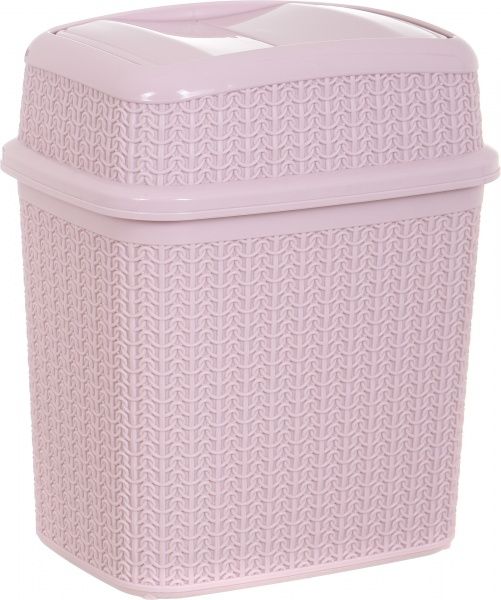 Контейнер для сміття Ucsan Plastik Ucsan Plastik рожева пудра 10 л рожевий