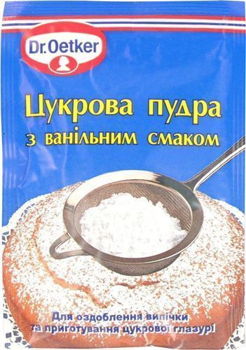 Сахарная пудра с ванильным вкусом 80 г Dr. Oetker (5941132007060) 