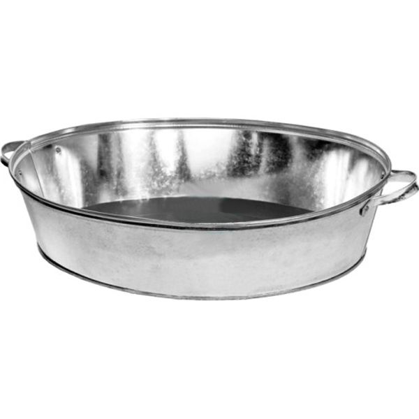 Таз оцинкованный овальный 27 л