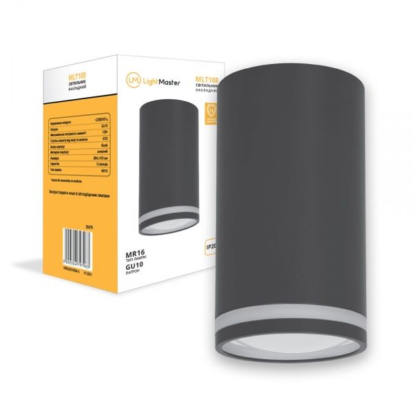 Светильник точечный LightMaster MLT108 12 Вт GU10 черный 