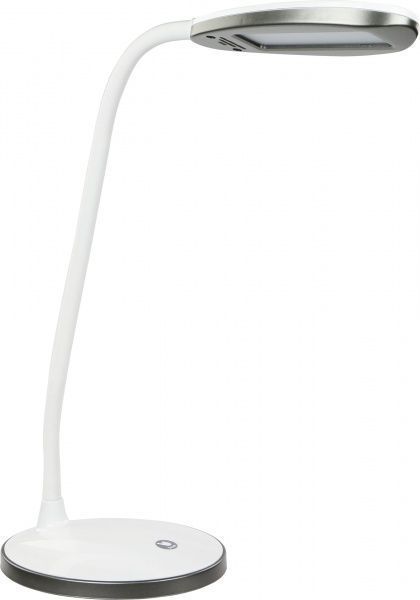 Настольная лампа офисная OASIS светодиодная 6 Вт белый GD-504 white 