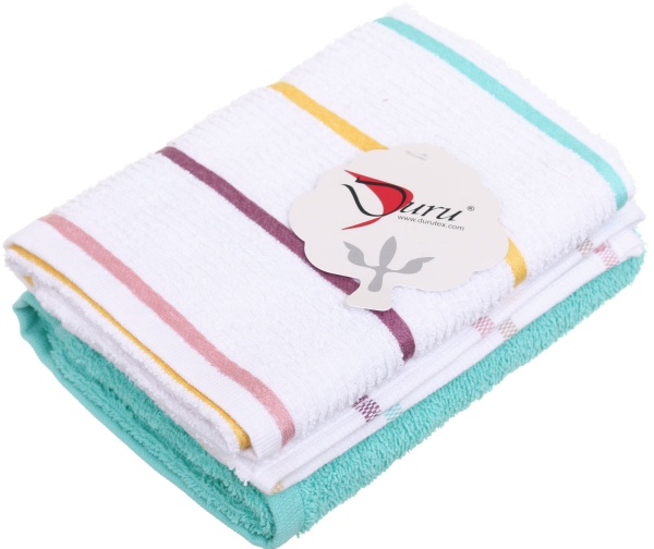 Набір рушників кухонних Stripe 60x40 см Durutex білий із зеленим 