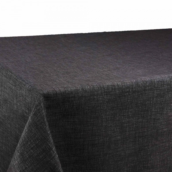 Скатертина Black milan 136x180 см чорний Прованс 