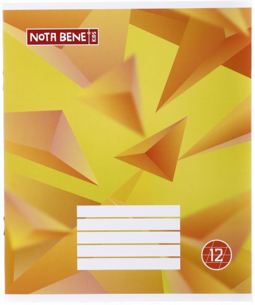 Тетрадь 12 листов коса линия 2023_1 Nota Bene
