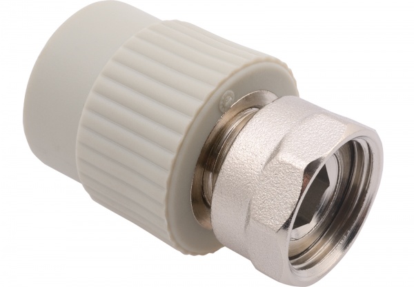 Переходник внутренняя AlcaPipe с накидной гайкой наружный PPR grn MP 20x1/2