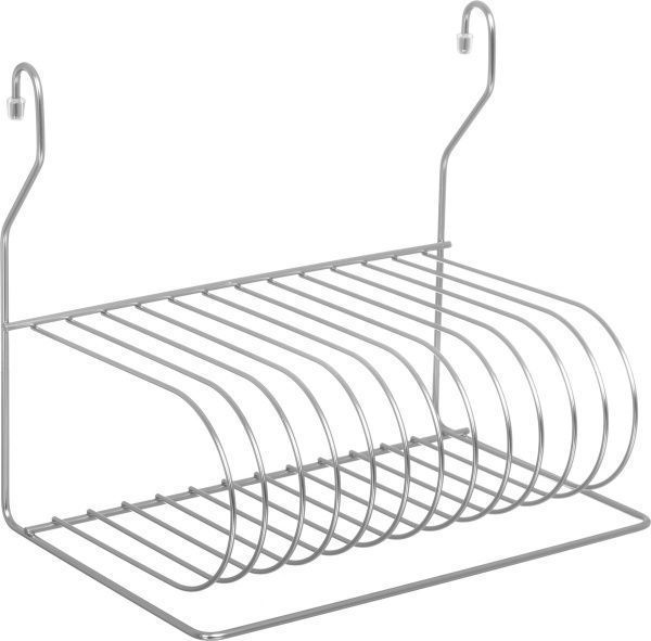 Сушилка на рейлинг Lemax для посуды навесная 300х200х260 мм хром