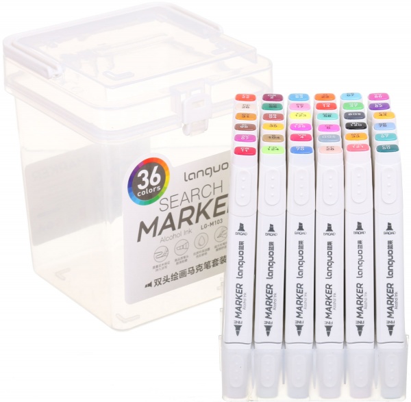 Набор маркеров Search markers 36 шт LG-M103 разноцветный 