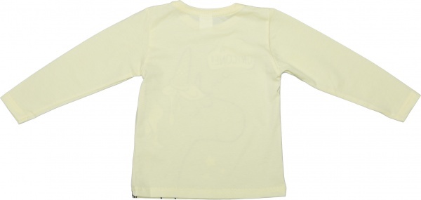 Футболка для дівчаток Luna Kids з принтом Unicone р.122 ваніль 