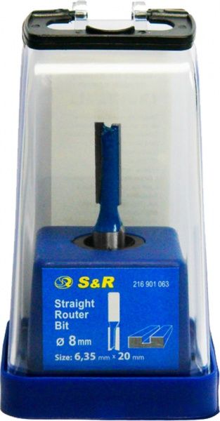 Фреза пазова циліндрична S&R 