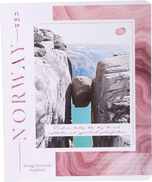 Тетрадь школьная Лайтгрин 60 листов в клеточку