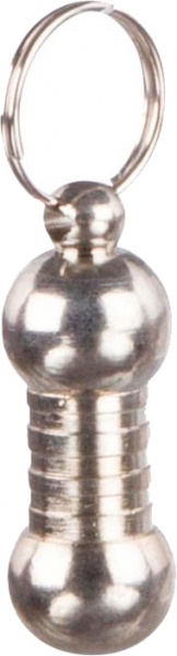 Адресниця капсула для собак хромована металева в асортименті (2280)