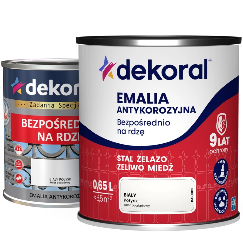 Емаль антикорозійна Dekoral RAL 1023 жовтий глянець 0,65л