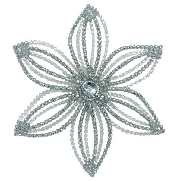 Подвеска MISLT Снежинка Эдельвейс edel00-0-4 8 см