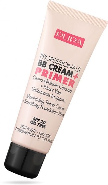 ВВ-крем Pupa Professional + Primer SPF 20 для жирной и комбинированной кожи 01 50 мл