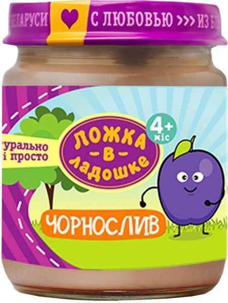 Пюре Ложка в ладошке из чернослива 100 г 4815396000789 