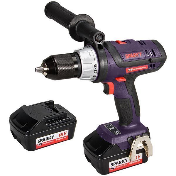 Набір акумуляторного інструмента Sparky BUR2 18Li HD + M 18Li HD