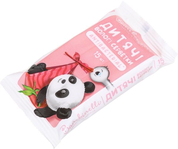 Детские влажные салфетки Bambinelli Antibacterial 15 шт.