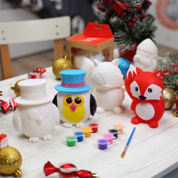 Набір для творчості скарбничка-розмальовка Корівка Річ-Ленд 