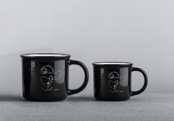 Чашка VT-C-515300 Lady in black 300 мл Vittora