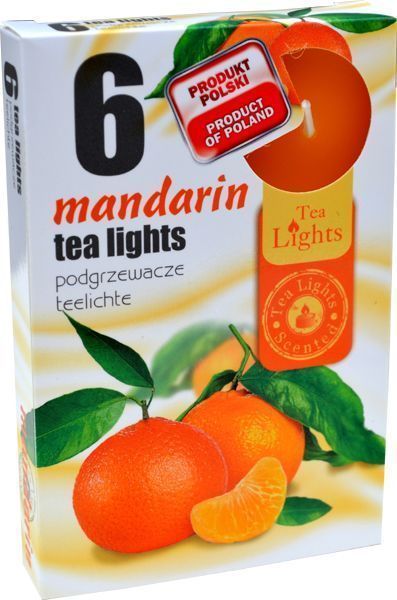 Набір свічок Мандарин 6 шт.