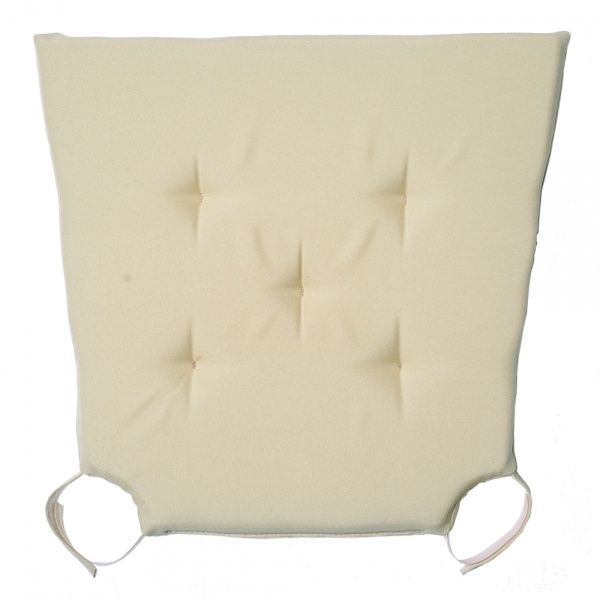 Подушка на стілець Bubble трапеція стьобана 40х42х4 бежева