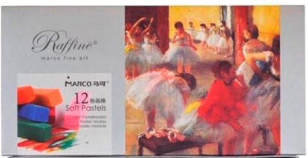 Пастель суха Raffine fine art,7300-12CB,TM Marco 12 кольорів