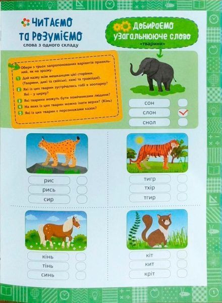 Книга Марианна Коченгина «Я читаю і розумію слова» 978-966-939-470-5