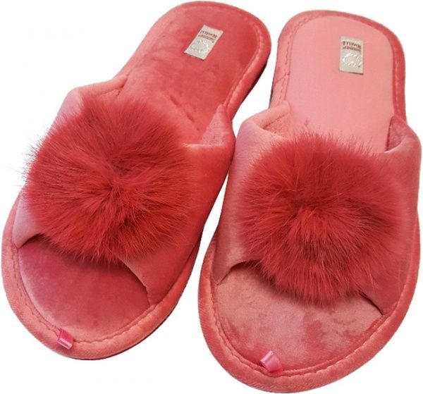 Капці домашні Gemelli Пух 4 р. 37 рожевий 