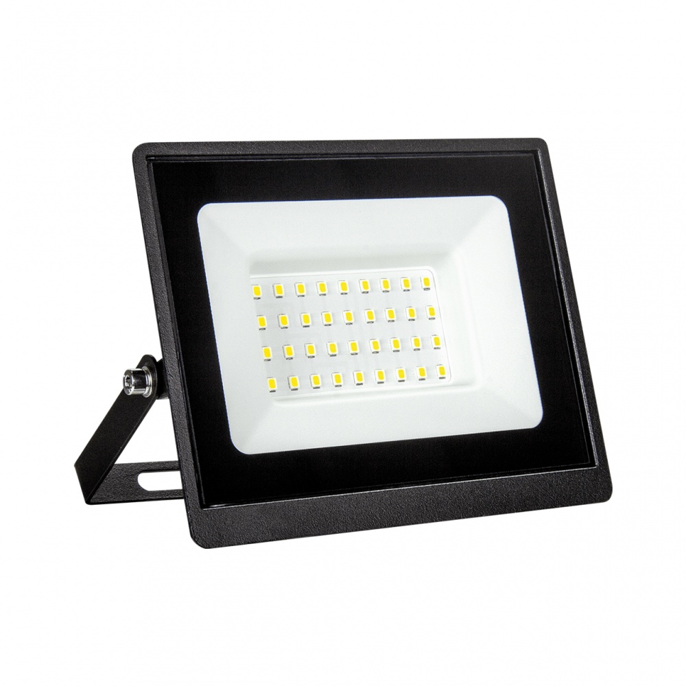 Прожектор светодиодный Eurolamp 30 Вт IP65 черный LED-FL-30(B)