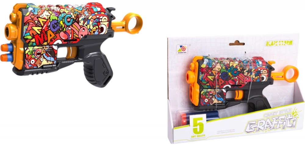 Ружье Zecong Toys для дротиков механическое ZC7201