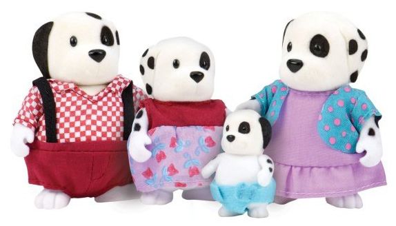 Ігровий набір Li'l Woodzeez Сім'я Собак 6157M 