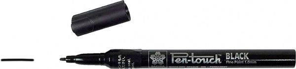 Маркер Sakura Pen-Touch тонкий FINE 1.0 мм XPMKA(SE)#49 чорний 